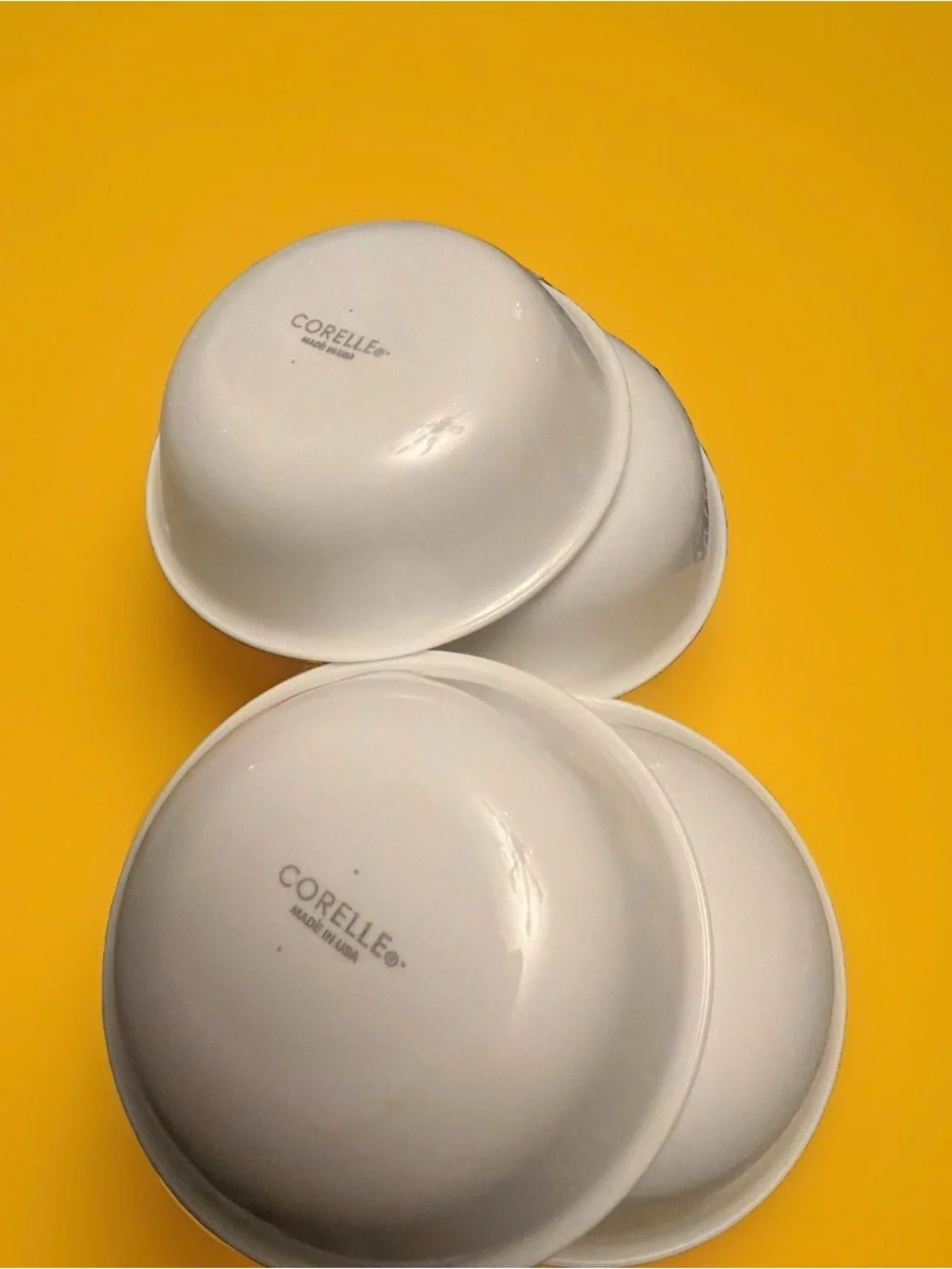 Corelle Winter Frost Berry Bowls Set 4 in Mint Condition